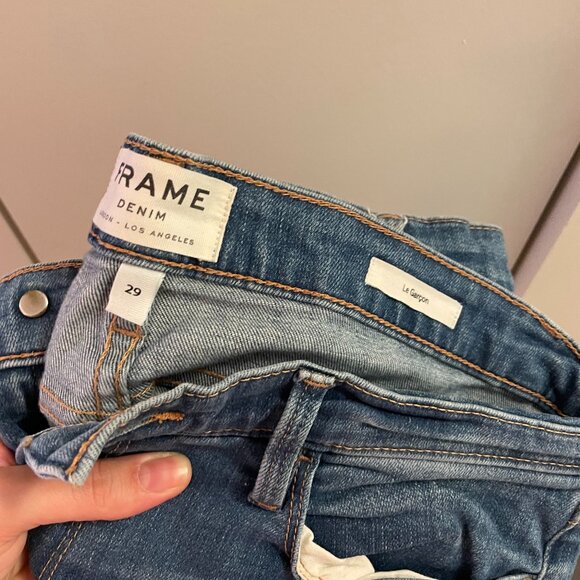 FRAME DENIM LE GARCON jean size 29 - Picture 2 of 8